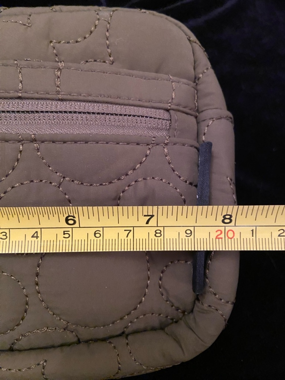 Walt Disney World Park Olive Green Quilted Mickey Belt Bag - Picture 6 of 8